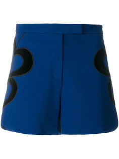 velvet trim heart shorts Elie Saab