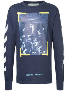 футболка Diag Caravaggio Off-White
