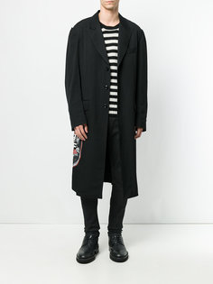 однобортное пальто Yohji Yamamoto