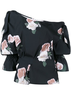 Floral Print Off-Shoulder Blouse Rejina Pyo