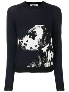 knit dog top  MSGM