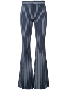 flared pinstripe trousers Derek Lam 10 Crosby