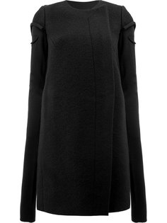 трикотажное пальто с вырезом  Rick Owens