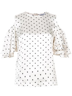polka dot blouse Ganni