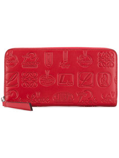 Signature zip around wallet Loewe