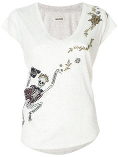 embellished skeleton T-shirt  Zadig &amp; Voltaire