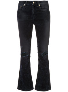 Kick Fit velvet effect jeans R13