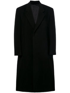 concealed V-neck coat Raf Simons