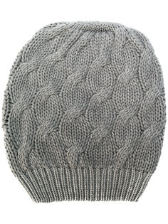 шапка вязки с косичками Cruciani