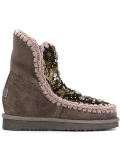 rhinestone embellished Eskimo boots Mou