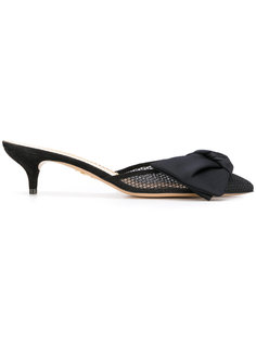 bow heeled mules Charlotte Olympia