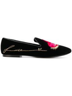 Smoking heart loafers Saint Laurent