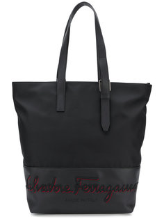 сумка на плечо с вышивкой логотипа Salvatore Ferragamo
