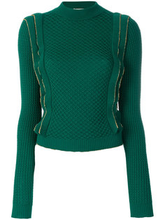приталенный пуловер с оборками Philosophy Di Lorenzo Serafini