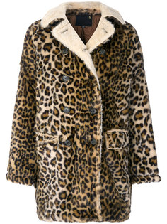 пальто с леопардовым принтом  R13