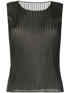 плиссированный топ с круглым вырезом Pleats Please By Issey Miyake