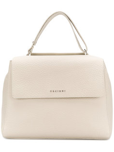 logo plaque tote bag Orciani