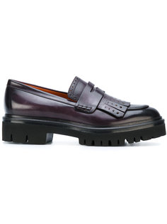 лоферы с бахромой Santoni