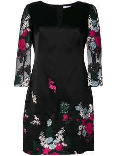 жаккардовое платье с цветочным принтом  Blumarine
