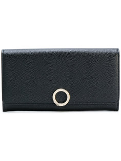 wallet with logo closure clip Bulgari