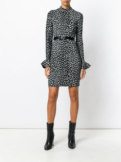 приталенное платье с узором Michael Michael Kors