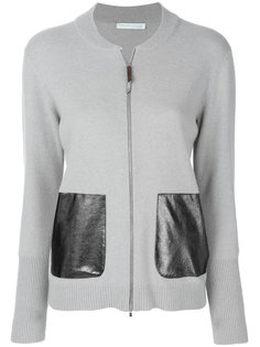 contrast pocket cardigan  Fabiana Filippi