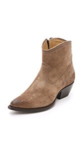 Frye Sacha Suede Short Booties