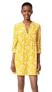 Madewell Lace Up Hendrix Dress