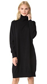 TSE Cashmere Mock Neck Tunic Dress