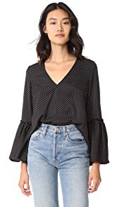 The Fifth Label Banjo Polka Dot Blouse