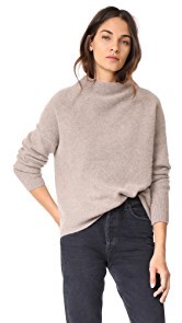 Vince Funnel Neck Cashmere Pullover