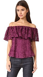 Zac Posen ZAC Zac Posen Crystal Blouse