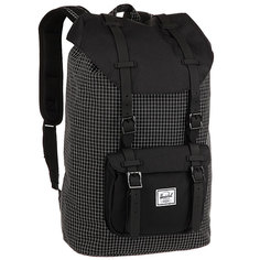 Рюкзак Herschel Little America Mid-volume Black Grid/Black Rubber