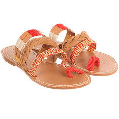 Сандалии женские Soludos Multi Band Bracelet Sandal Vachetta Red Multi