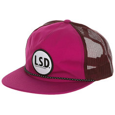 Бейсболка с сеткой Stussy Deluxe Nylon Lsd Trucker Cap Pink