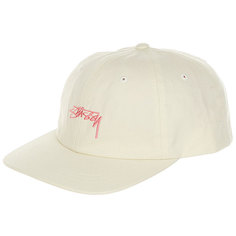 Бейсболка классическая Stussy Smooth Stock Low Cap Cream