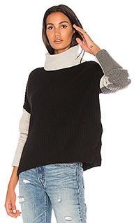 Свитер с высоким воротником и цветными блоками dree - 360 Sweater