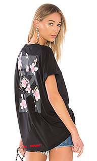 Футболка cherry flower oversize - OFF-WHITE