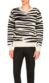 Свитер zebra mohair - Stussy