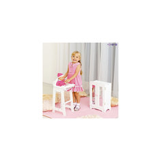 Набор кукольной мебели Шкаф+стул, белый, PAREMO