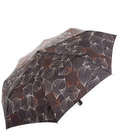 Серый зонт с куполом из полиэстера Doppler