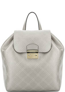 Серебристый рюкзак с откидным клапаном Guess