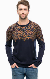 Синий джемпер с высоким содержанием шерсти Scotch&Soda