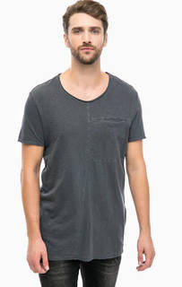 Хлопковая футболка с карманом Mavi
