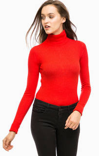 Красная трикотажная водолазка Calvin Klein Jeans