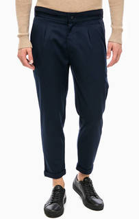 Зауженные синие брюки с отворотами Calvin Klein Jeans