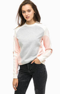 Хлопковый свитшот с принтом Calvin Klein Jeans