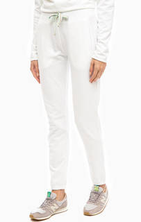 Белые брюки джоггеры из хлопка Juvia