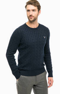 Джемпер из хлопка с косами Gant