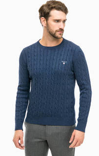 Джемпер из хлопка с косами Gant